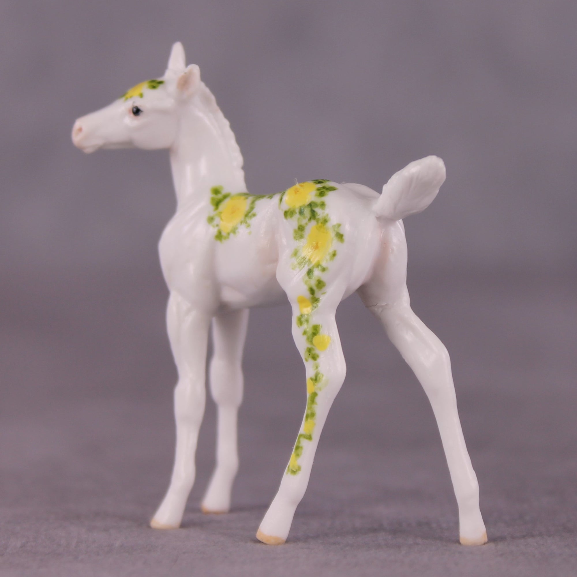 "Sun Sprite Roses 2" OOAK FCM Foal Chip by Andrea Thomason SHCF25