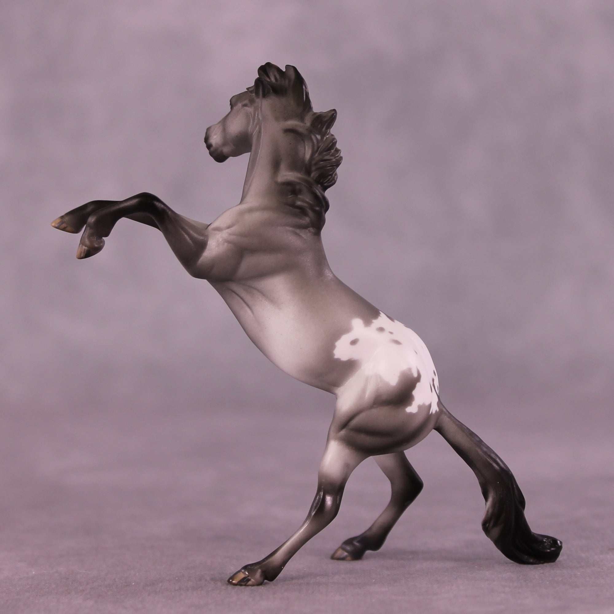 Lane OOAK Chip Rearing Horse by Julie Keim Special Chip Drop