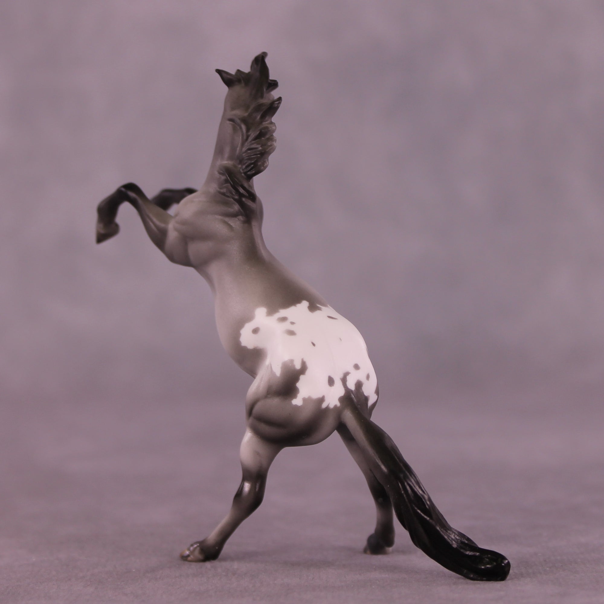 Lane OOAK Chip Rearing Horse by Julie Keim Special Chip Drop