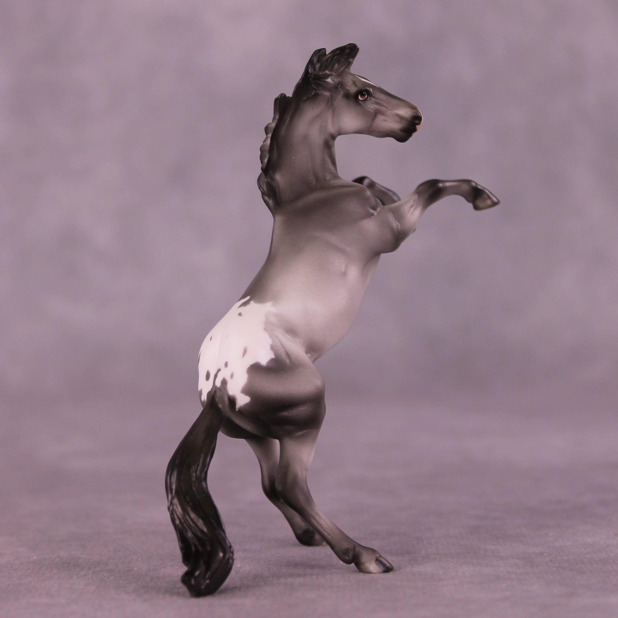 Lane OOAK Chip Rearing Horse by Julie Keim Special Chip Drop