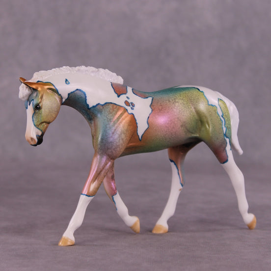 "Babble" OOAK FCM Warmblood Pebble by Dawn Quick EQ25
