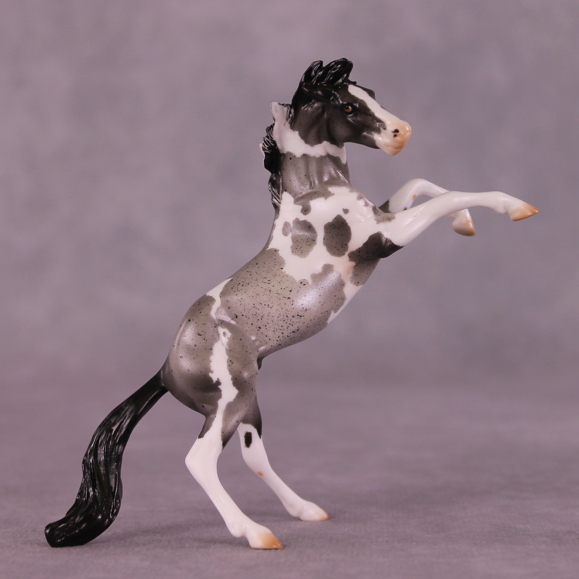 Gilliam OOAK Chip Rearing Horse by Julie Keim Special Chip Drop