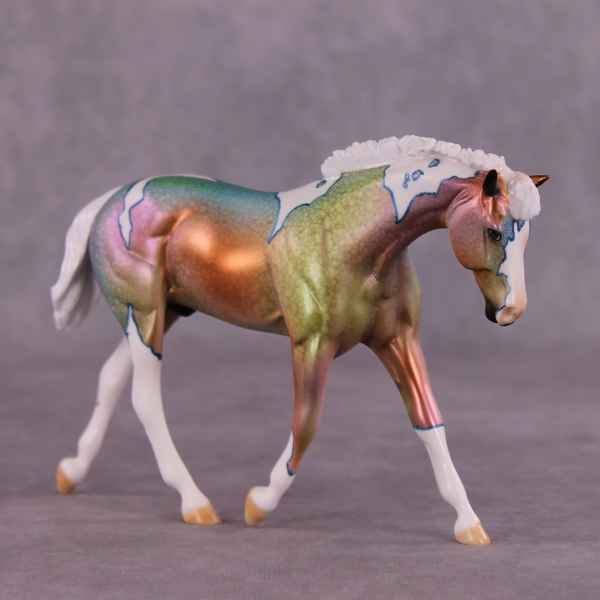 "Babble" OOAK FCM Warmblood Pebble by Dawn Quick EQ25