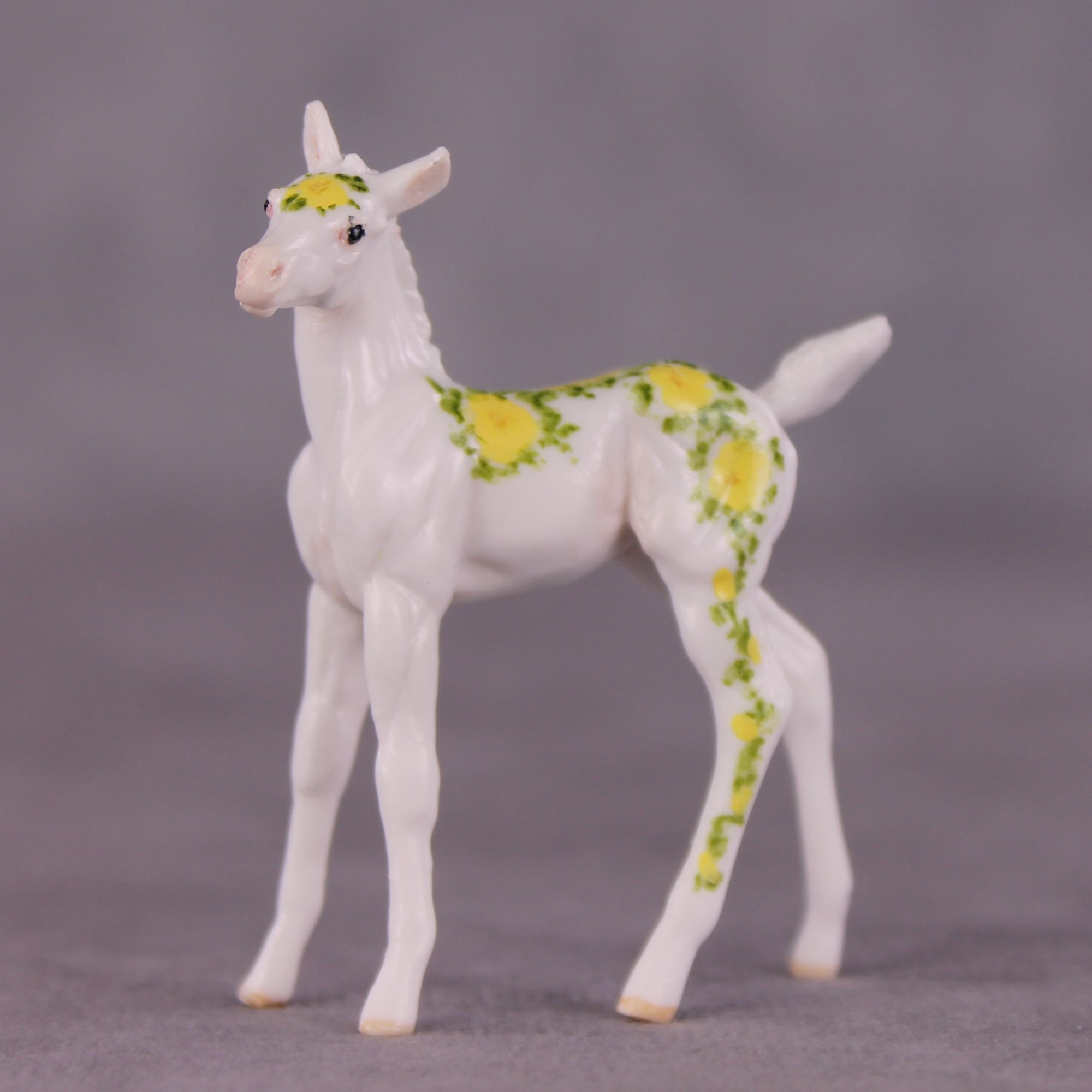 "Sun Sprite Roses 2" OOAK FCM Foal Chip by Andrea Thomason SHCF25