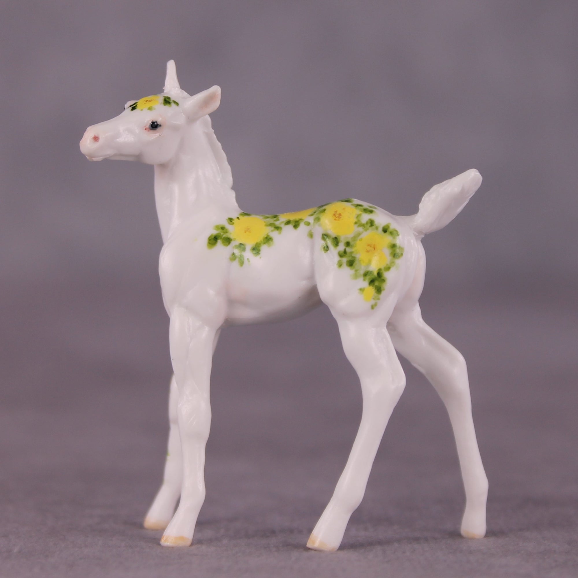 "Sun Sprite Roses 4" OOAK FCM Foal Chip by Andrea Thomason SHCF25