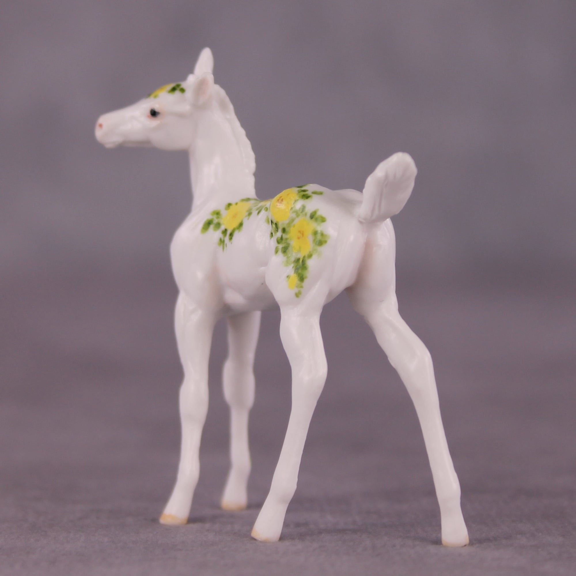 "Sun Sprite Roses 4" OOAK FCM Foal Chip by Andrea Thomason SHCF25