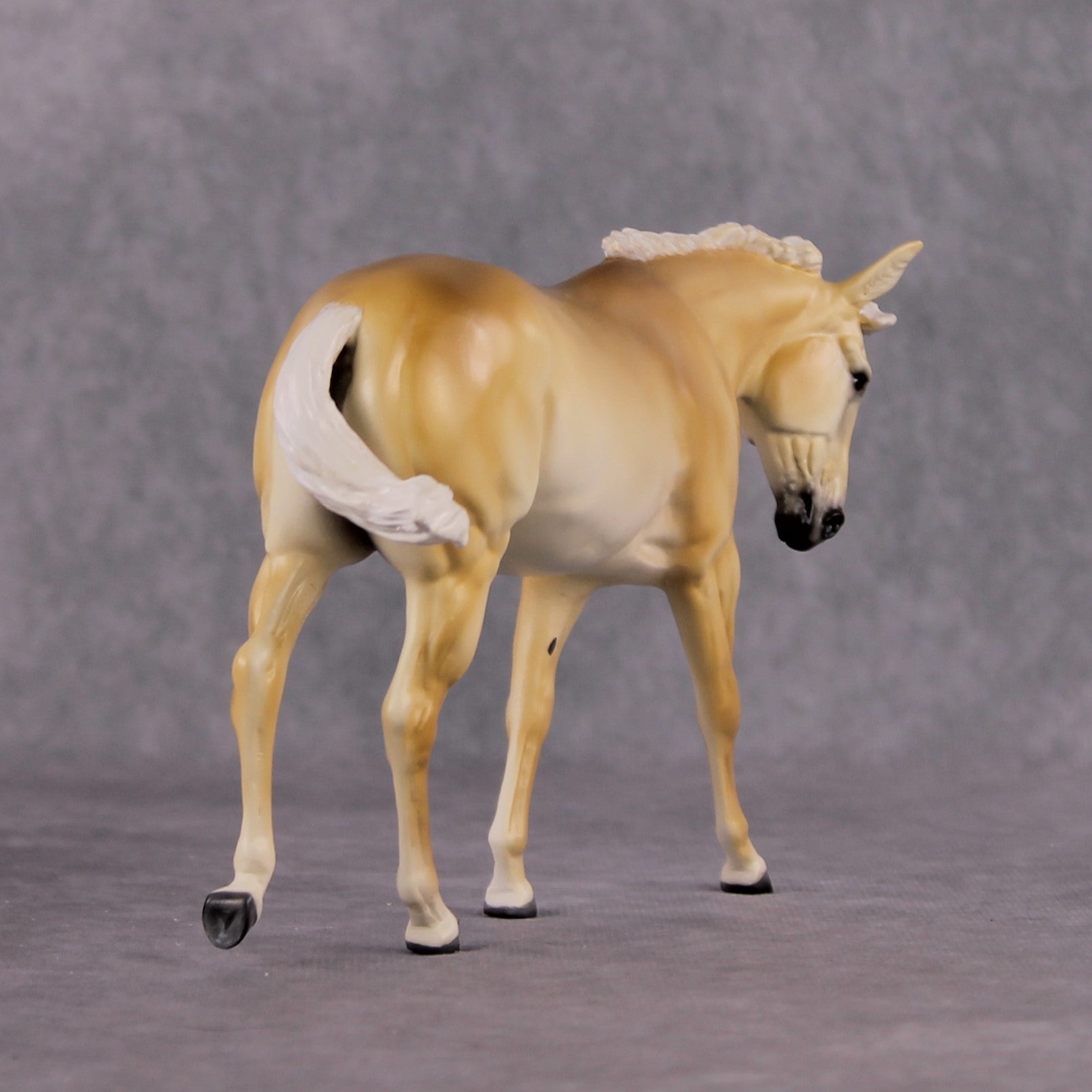 "Honey" OOAK Custom Palomino Pebble Mule By Tiffany Purdy - GemStone Series