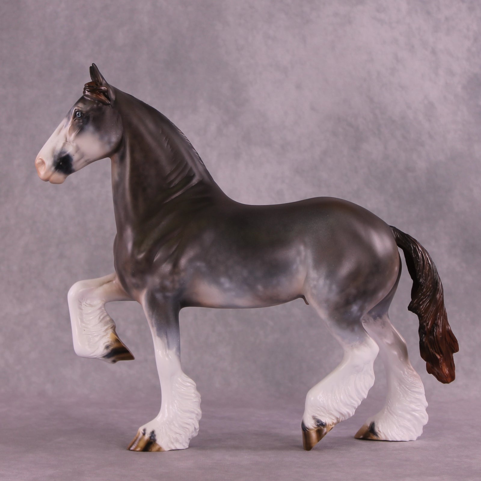 "Gossamer" NO FINISH CHANGE OOAK Trotting Drafter by Julie Keim EQ25