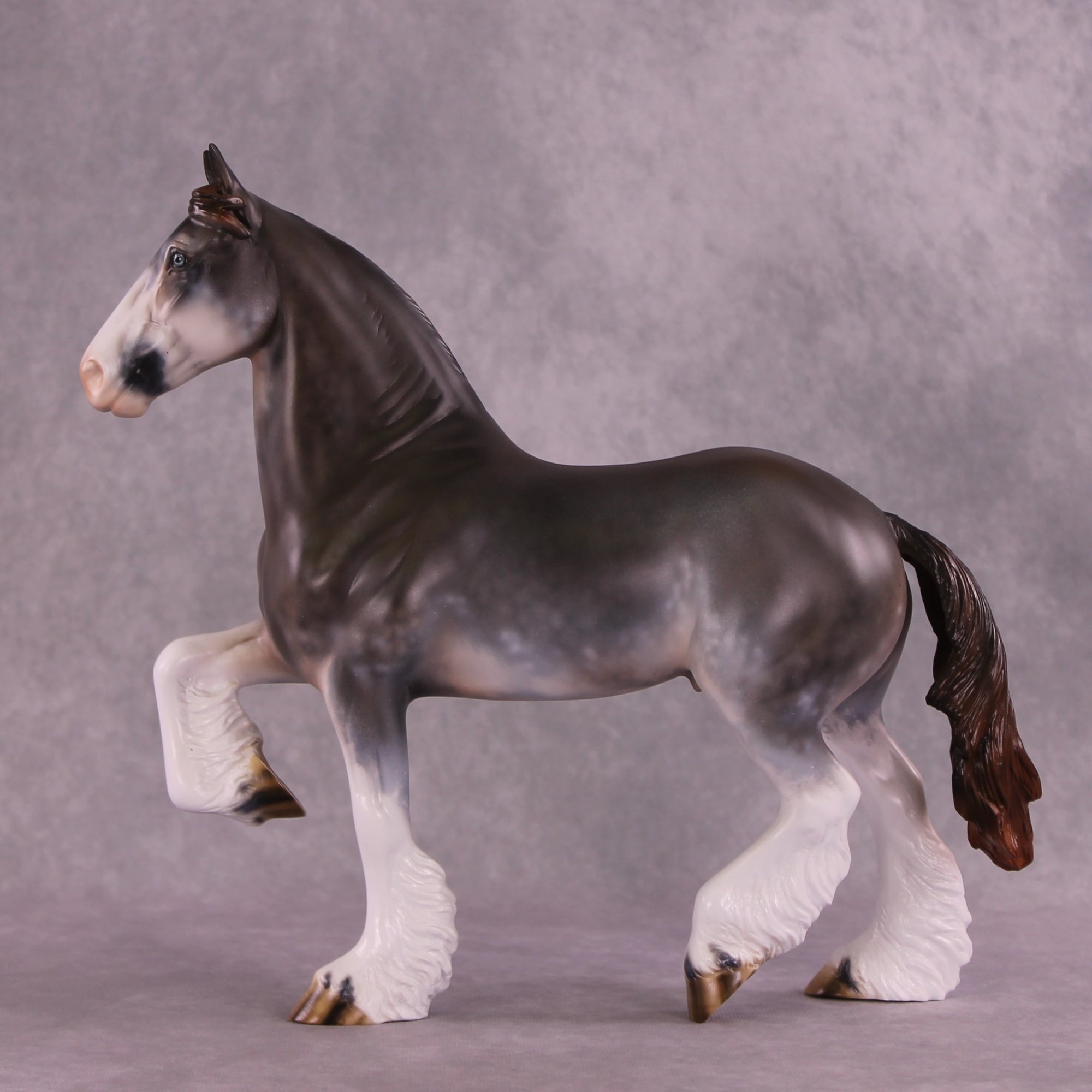 "Gossamer" NO FINISH CHANGE OOAK Trotting Drafter by Julie Keim EQ25