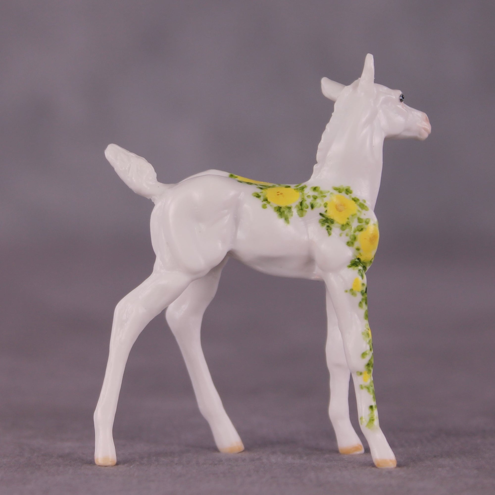 "Sun Sprite Roses 4" OOAK FCM Foal Chip by Andrea Thomason SHCF25