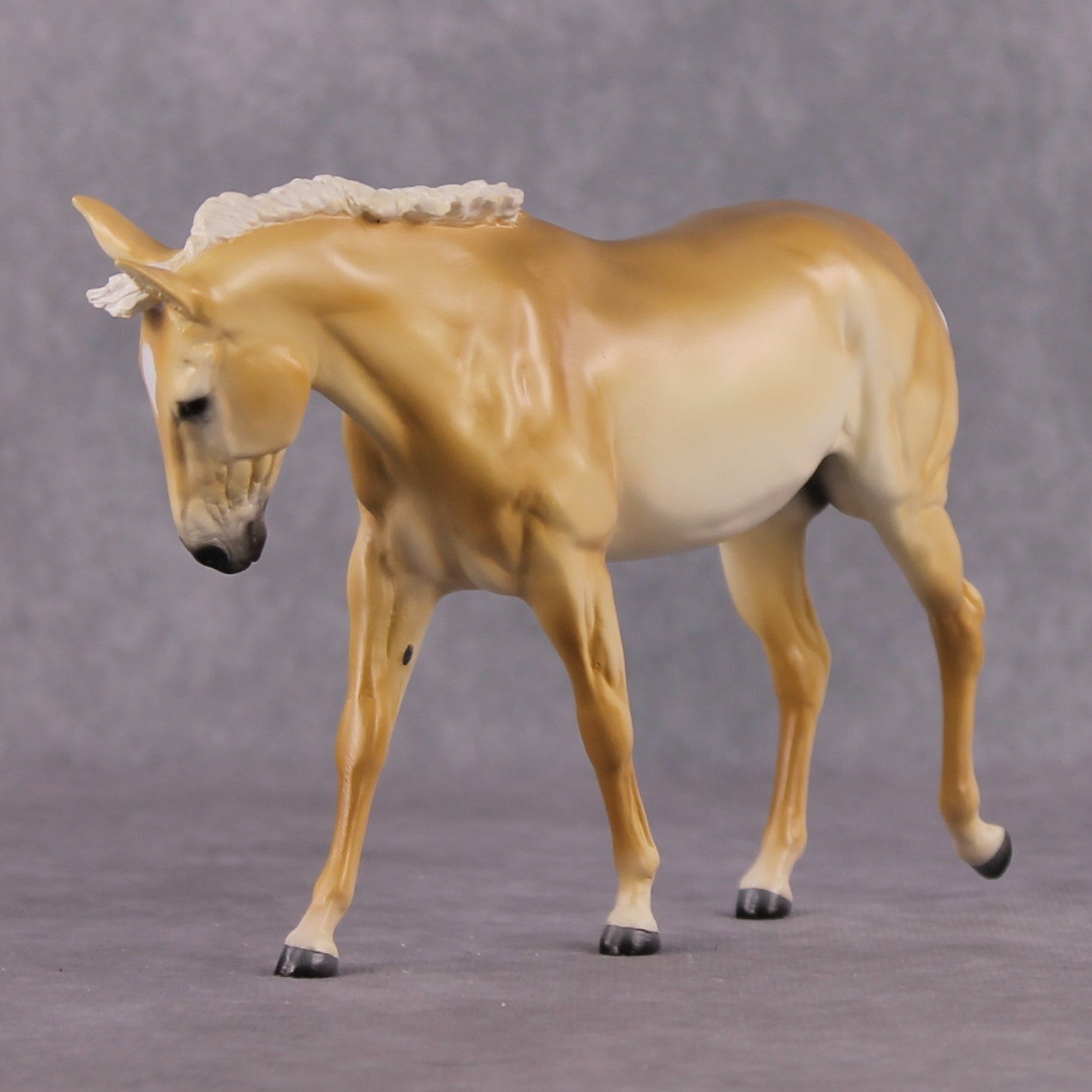 "Honey" OOAK Custom Palomino Pebble Mule By Tiffany Purdy - GemStone Series