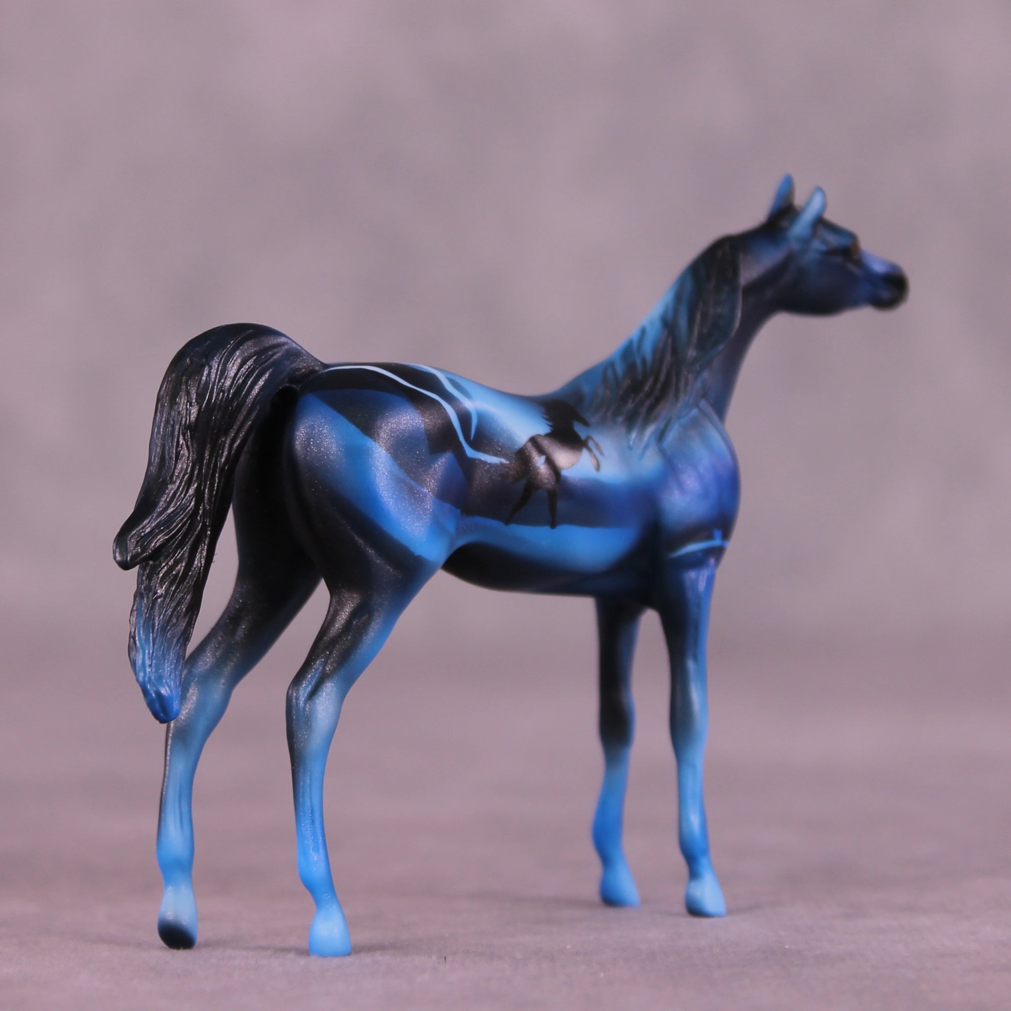 Unicorn Night OOAK Chip Arabian by Kike (Enrique) Duarte CL25