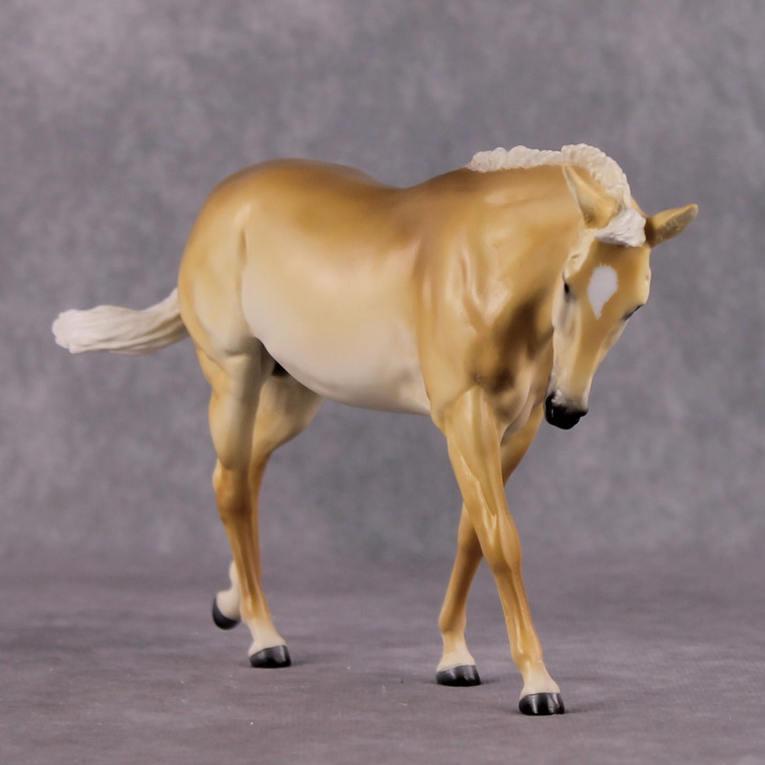 "Honey" OOAK Custom Palomino Pebble Mule By Tiffany Purdy - GemStone Series