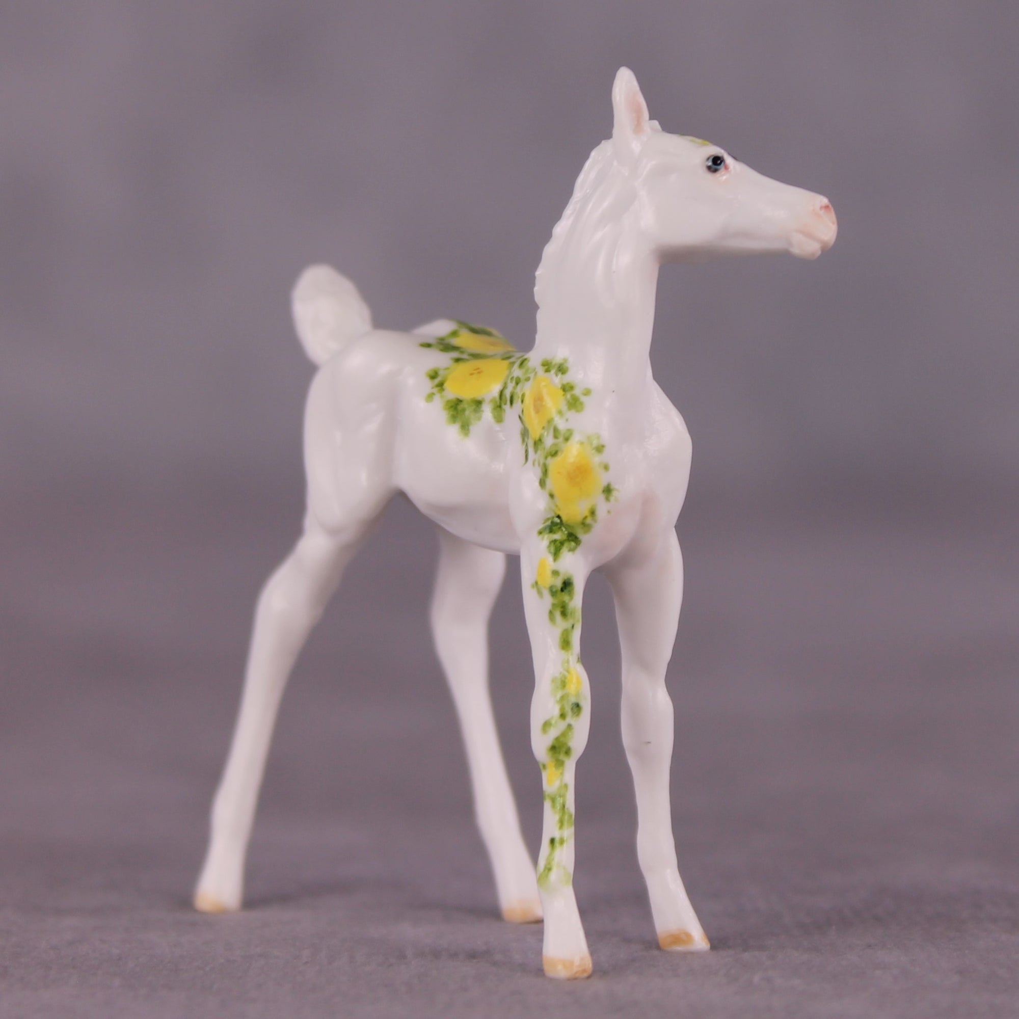 "Sun Sprite Roses 4" OOAK FCM Foal Chip by Andrea Thomason SHCF25