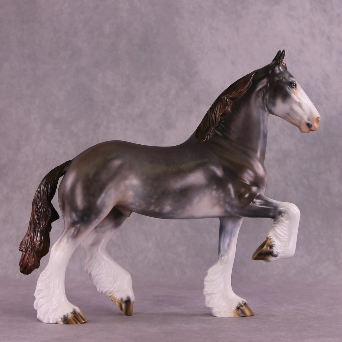 "Gossamer" NO FINISH CHANGE OOAK Trotting Drafter by Julie Keim EQ25
