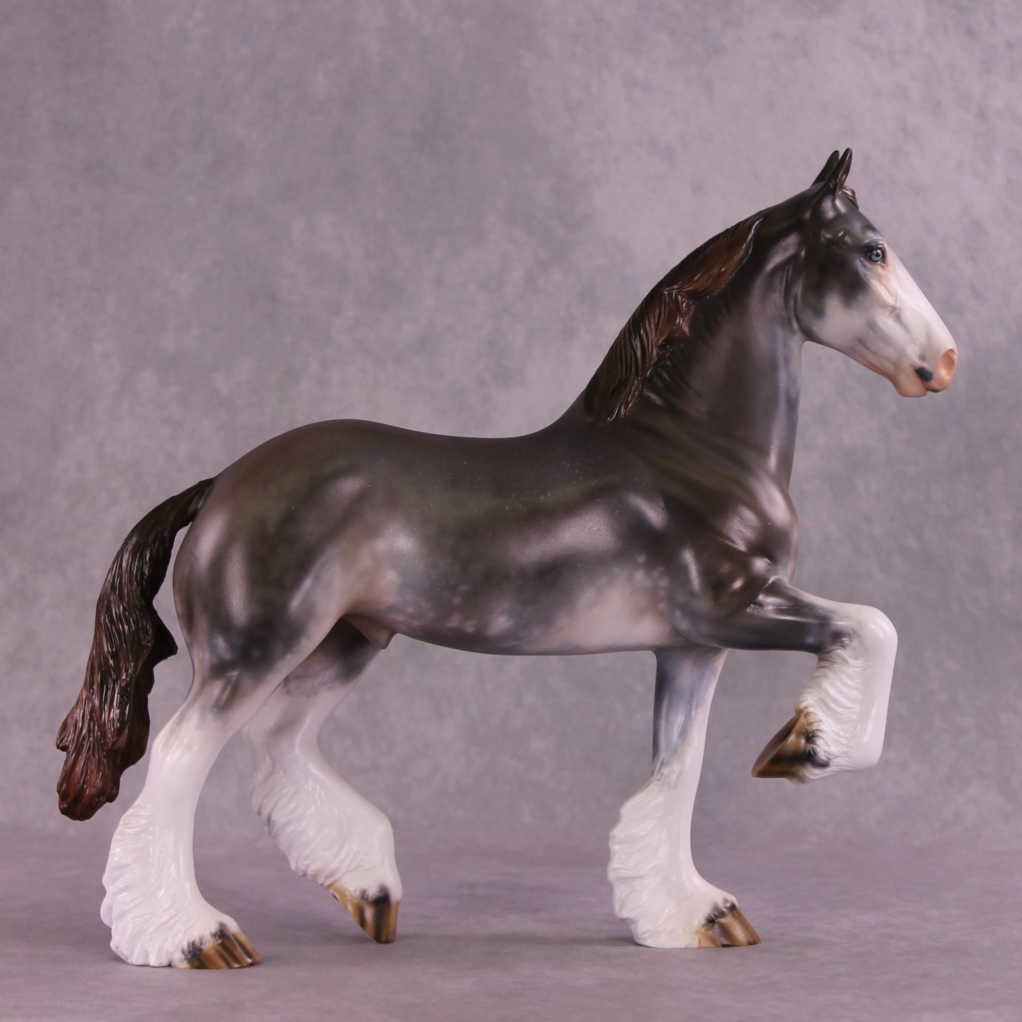 "Gossamer" NO FINISH CHANGE OOAK Trotting Drafter by Julie Keim EQ25