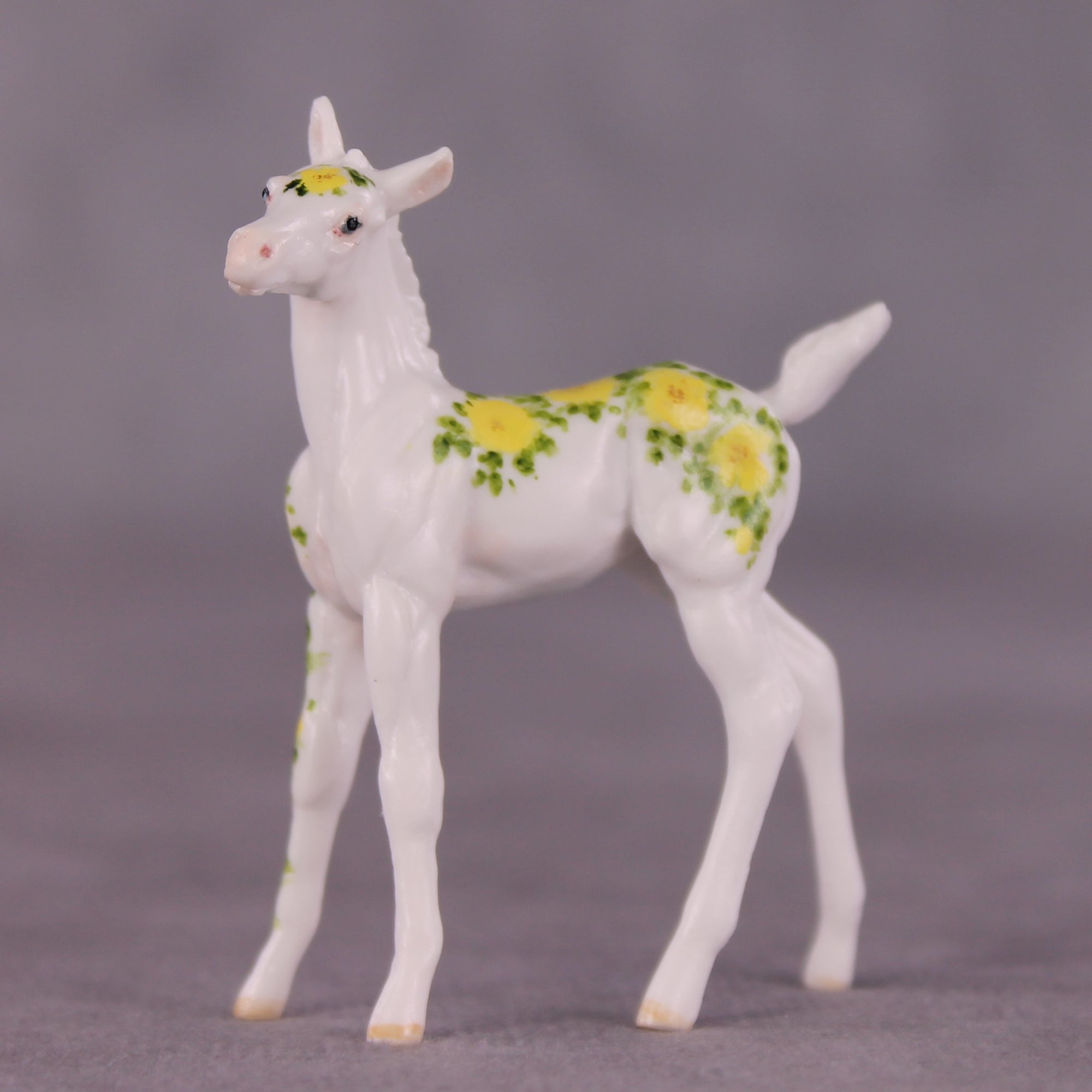 "Sun Sprite Roses 4" OOAK FCM Foal Chip by Andrea Thomason SHCF25