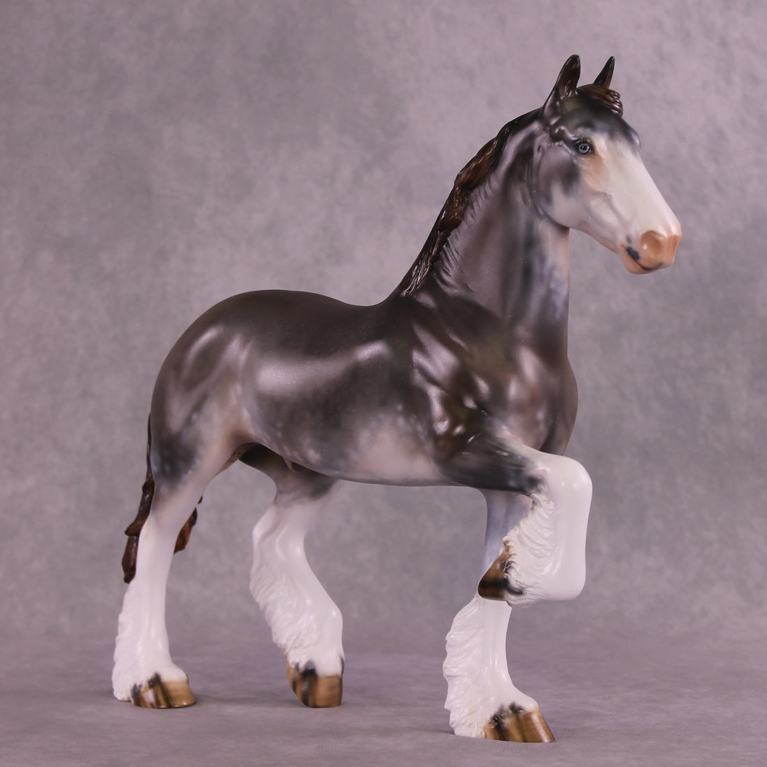 "Gossamer" NO FINISH CHANGE OOAK Trotting Drafter by Julie Keim EQ25