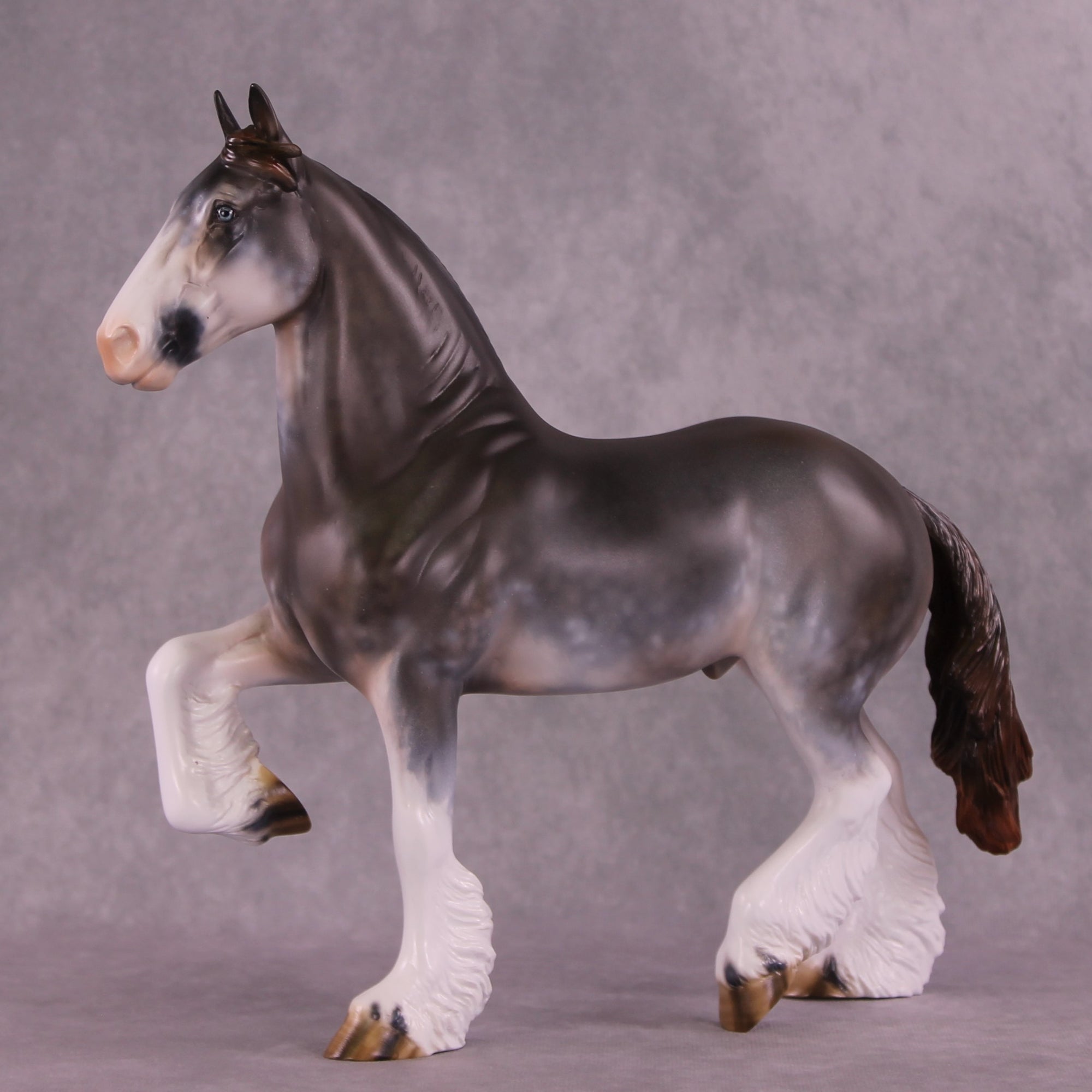 "Gossamer" NO FINISH CHANGE OOAK Trotting Drafter by Julie Keim EQ25