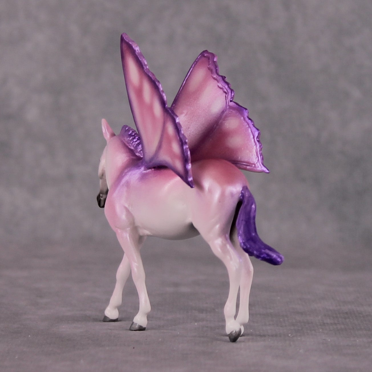 "Muletly" OOAK EFCM Deco Lavender &amp; Purple Mule Chip By Tiffany Purdy - GemStone Series