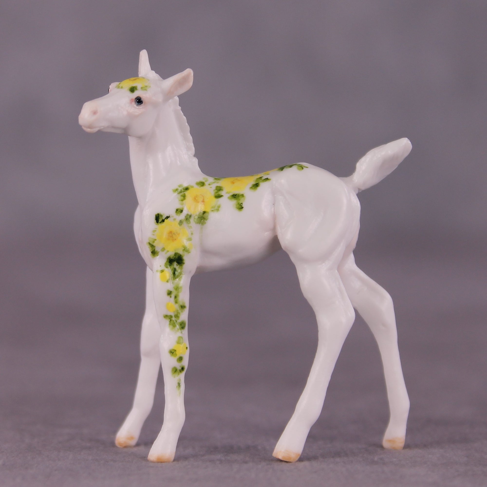 "Sun Sprite Roses 3" OOAK FCM Foal Chip by Andrea Thomason SHCF25
