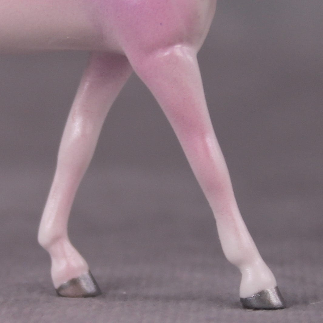 "Muletly" OOAK EFCM Deco Lavender &amp; Purple Mule Chip By Tiffany Purdy - GemStone Series