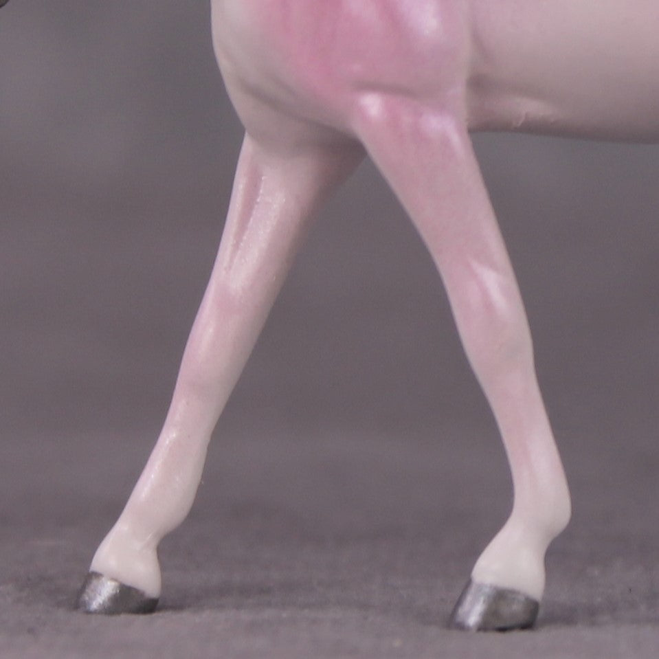 "Muletly" OOAK EFCM Deco Lavender &amp; Purple Mule Chip By Tiffany Purdy - GemStone Series