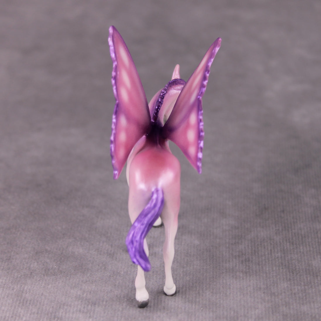 "Muletly" OOAK EFCM Deco Lavender & Purple Mule Chip By Tiffany Purdy - GemStone Series