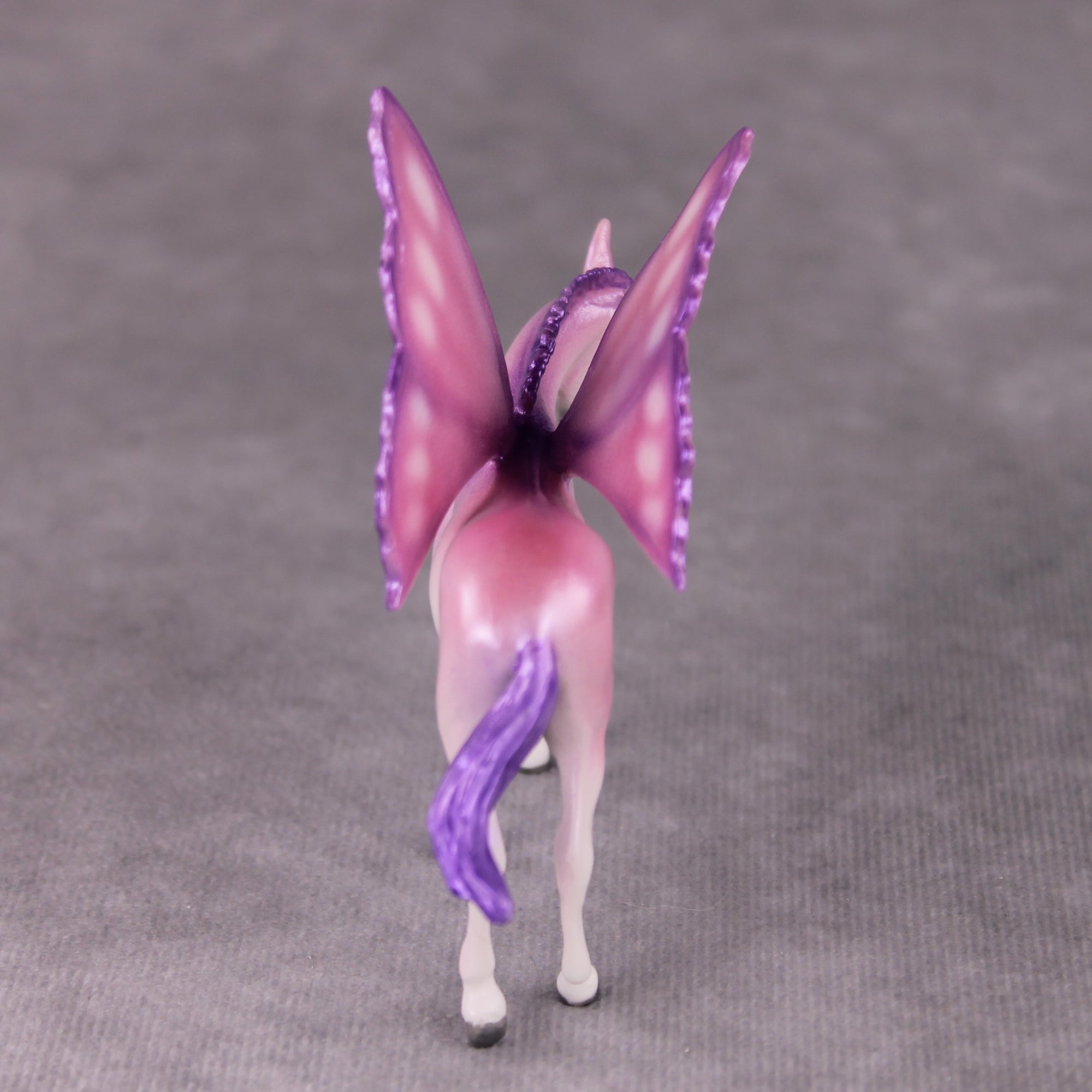 "Muletly" OOAK EFCM Deco Lavender &amp; Purple Mule Chip By Tiffany Purdy - GemStone Series