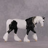 Xiongmao LE-15 Custom Black &amp; White Piebald Tovero Irish Cob Inspired by the Giant Panda By Jess Hamill - 2025 The Menagerie Series MS25