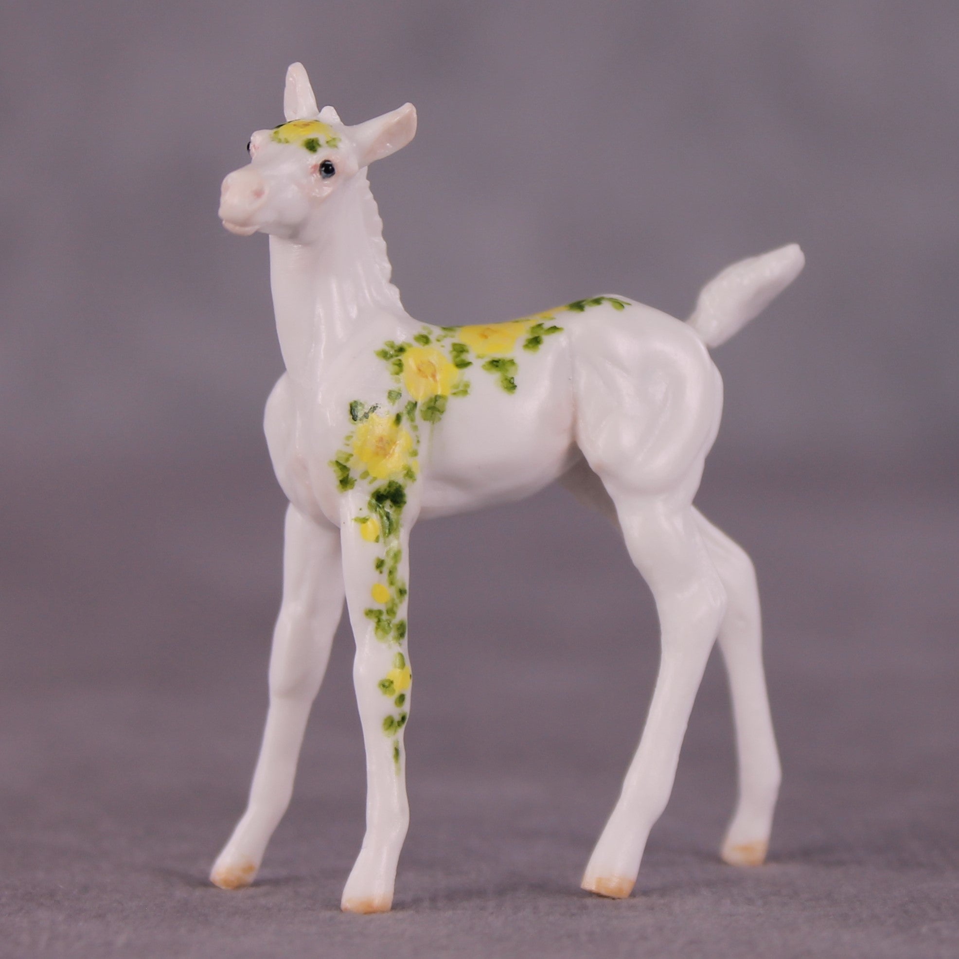 "Sun Sprite Roses 3" OOAK FCM Foal Chip by Andrea Thomason SHCF25