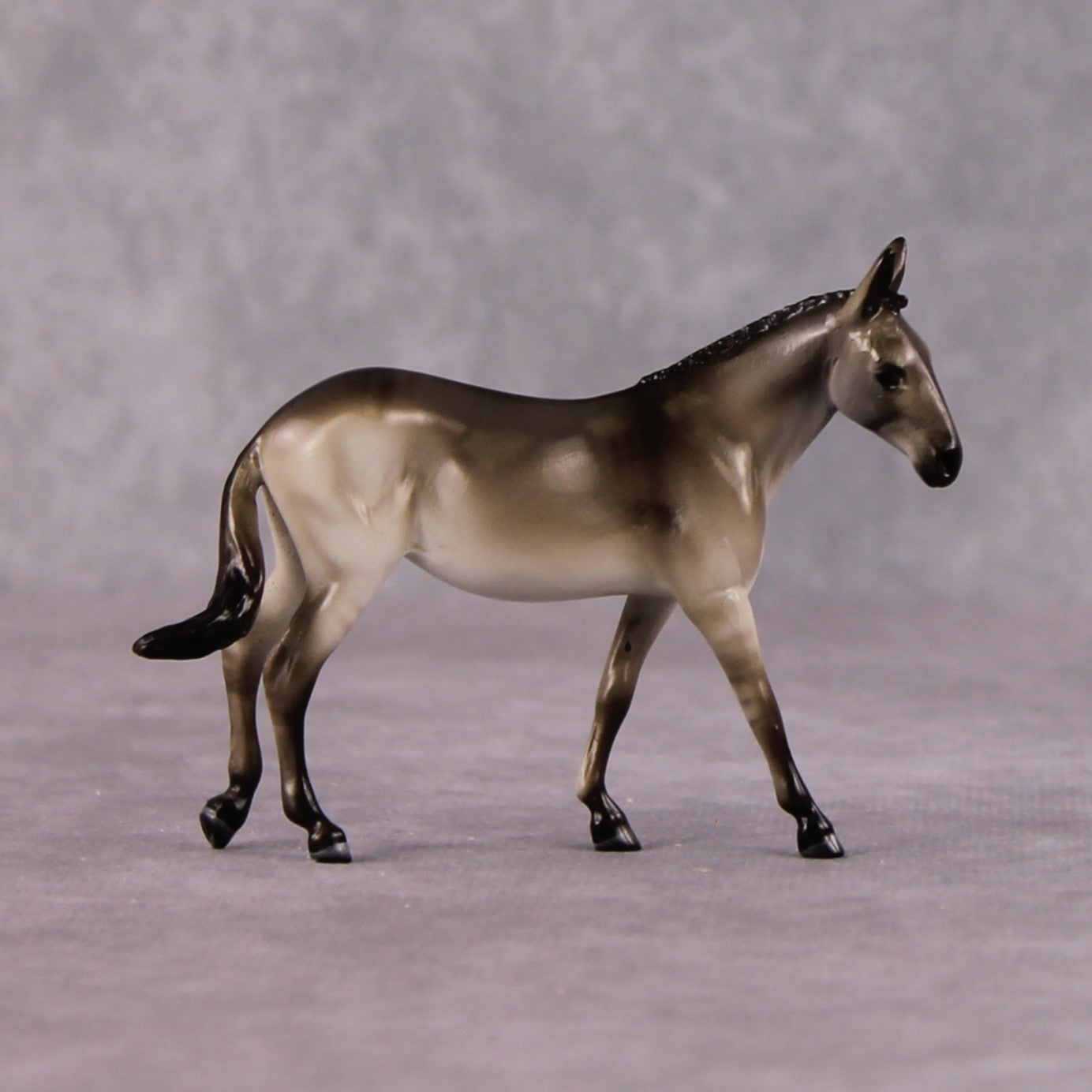 "Little Dove" OOAK Grulla Mule Chip By Tiffany Purdy - GemStone Series