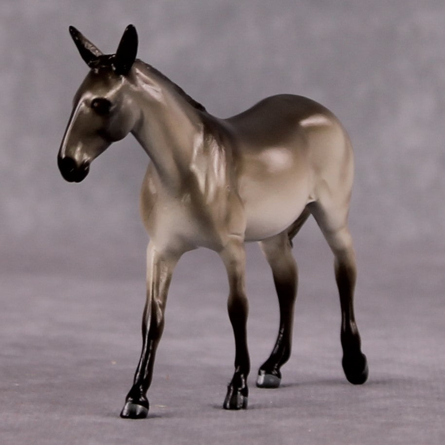 "Little Dove" OOAK Grulla Mule Chip By Tiffany Purdy - GemStone Series
