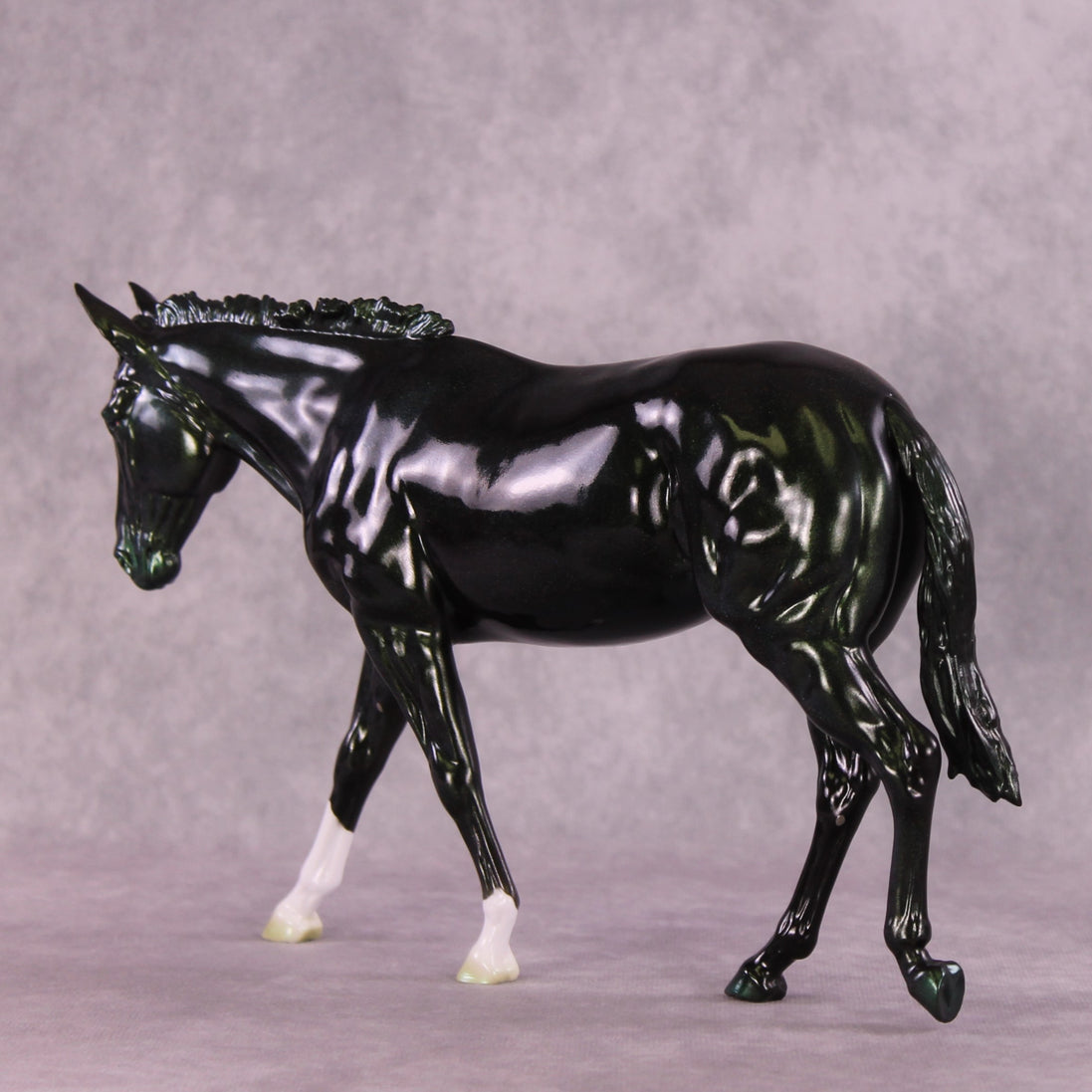 "Glitz and Glamour" NO FINISH CHANGE OOAK Large Mule by Erin Corbett EQ25