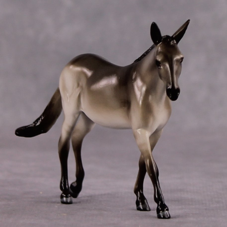 "Little Dove" OOAK Grulla Mule Chip By Tiffany Purdy - GemStone Series