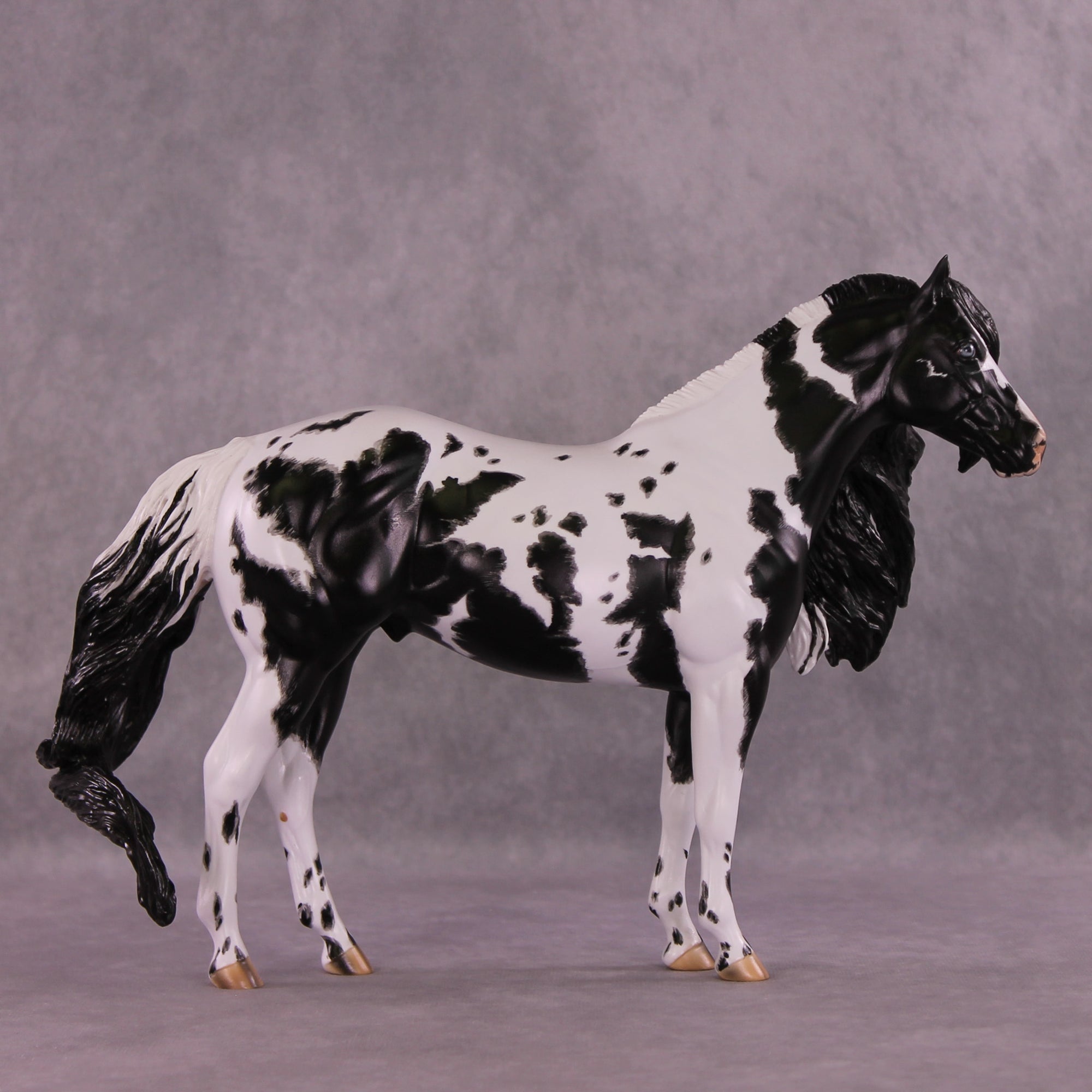 Crazy Train OOAK EFCM Ideal Stock Horse by Carissa Mathews MM25