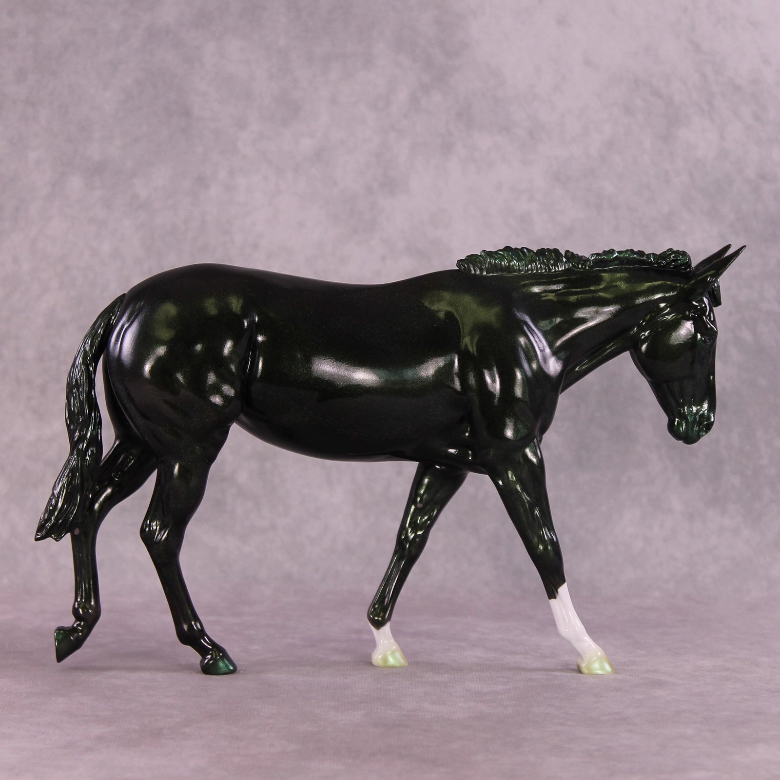 "Glitz and Glamour" NO FINISH CHANGE OOAK Large Mule by Erin Corbett EQ25