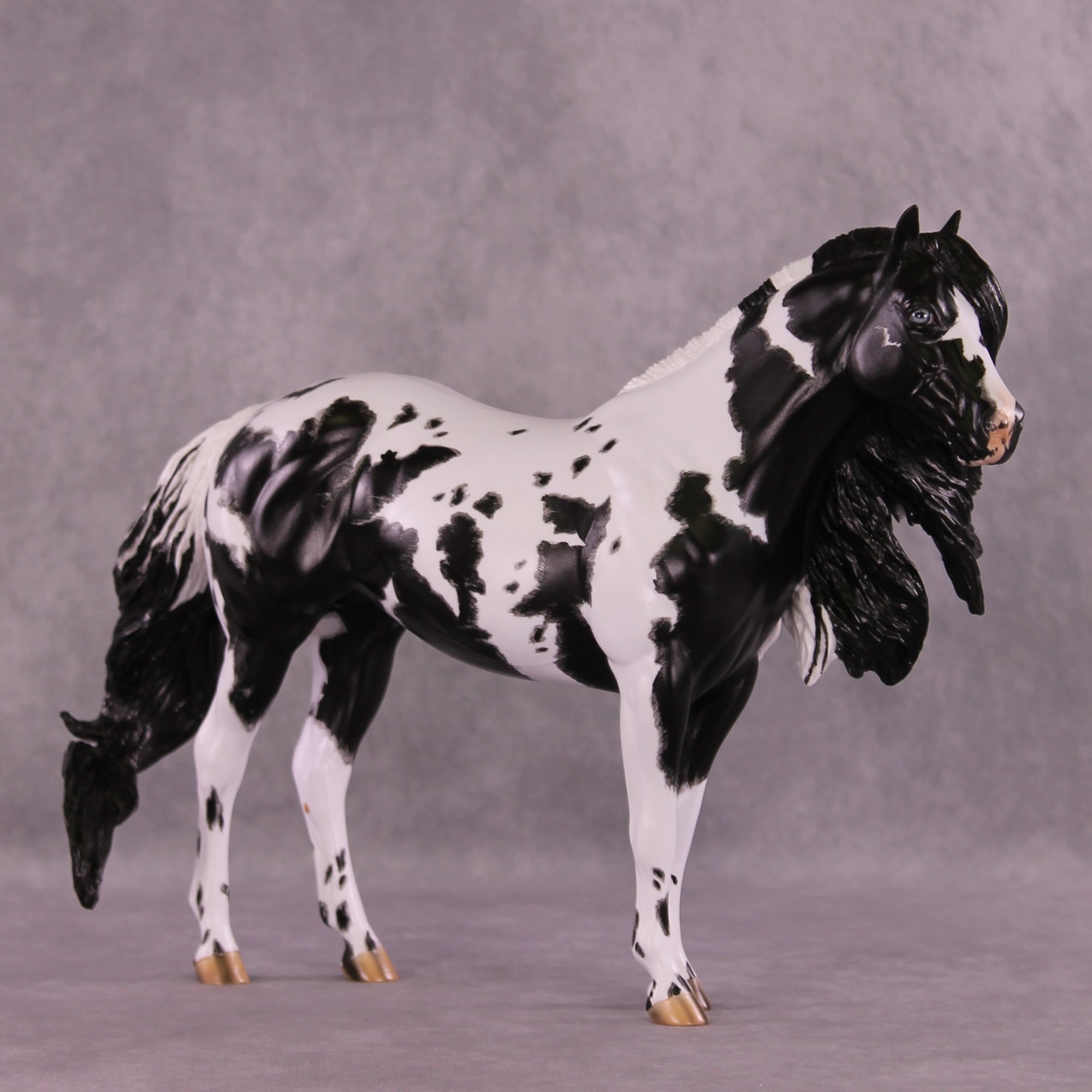 Crazy Train OOAK EFCM Ideal Stock Horse by Carissa Mathews MM25