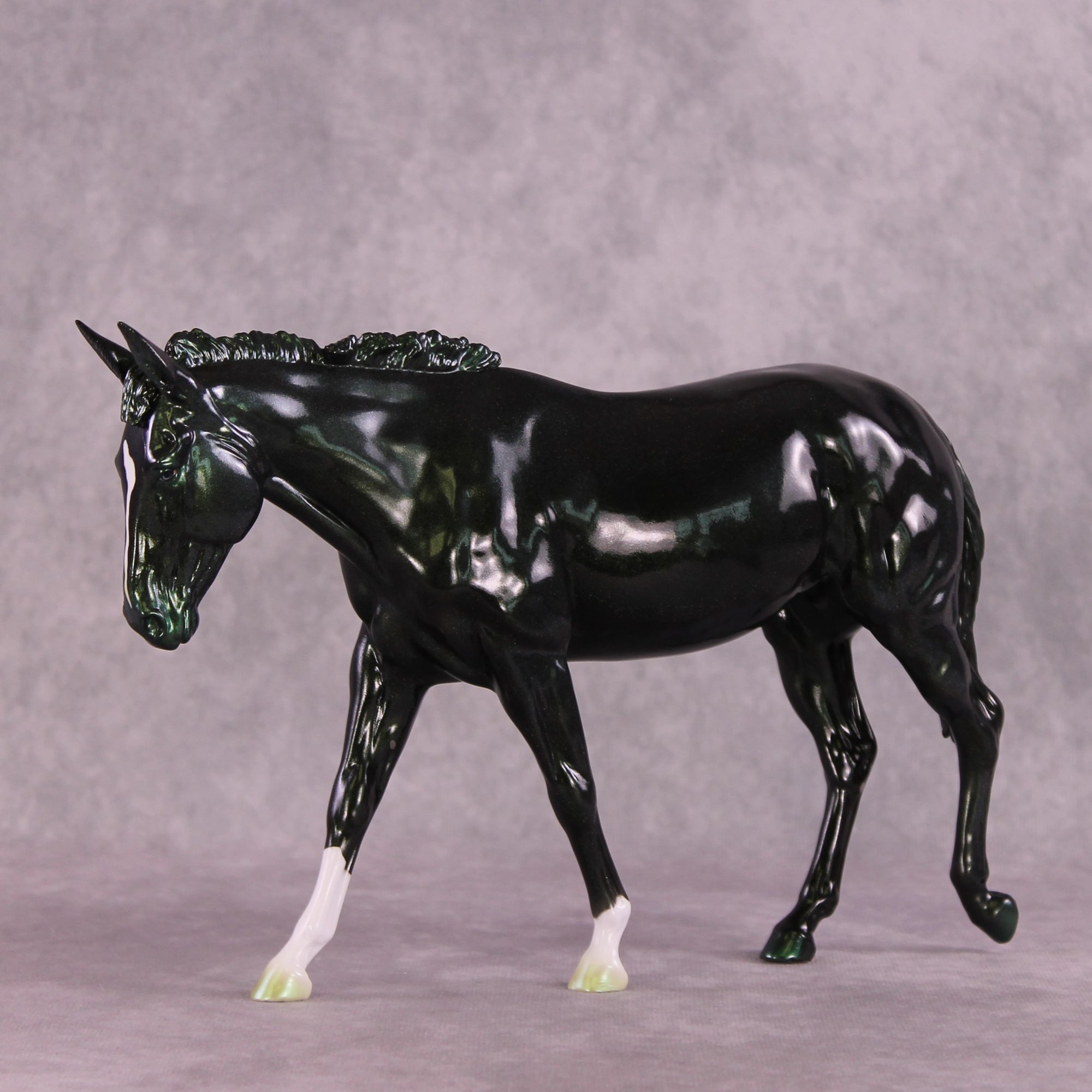 "Glitz and Glamour" NO FINISH CHANGE OOAK Large Mule by Erin Corbett EQ25