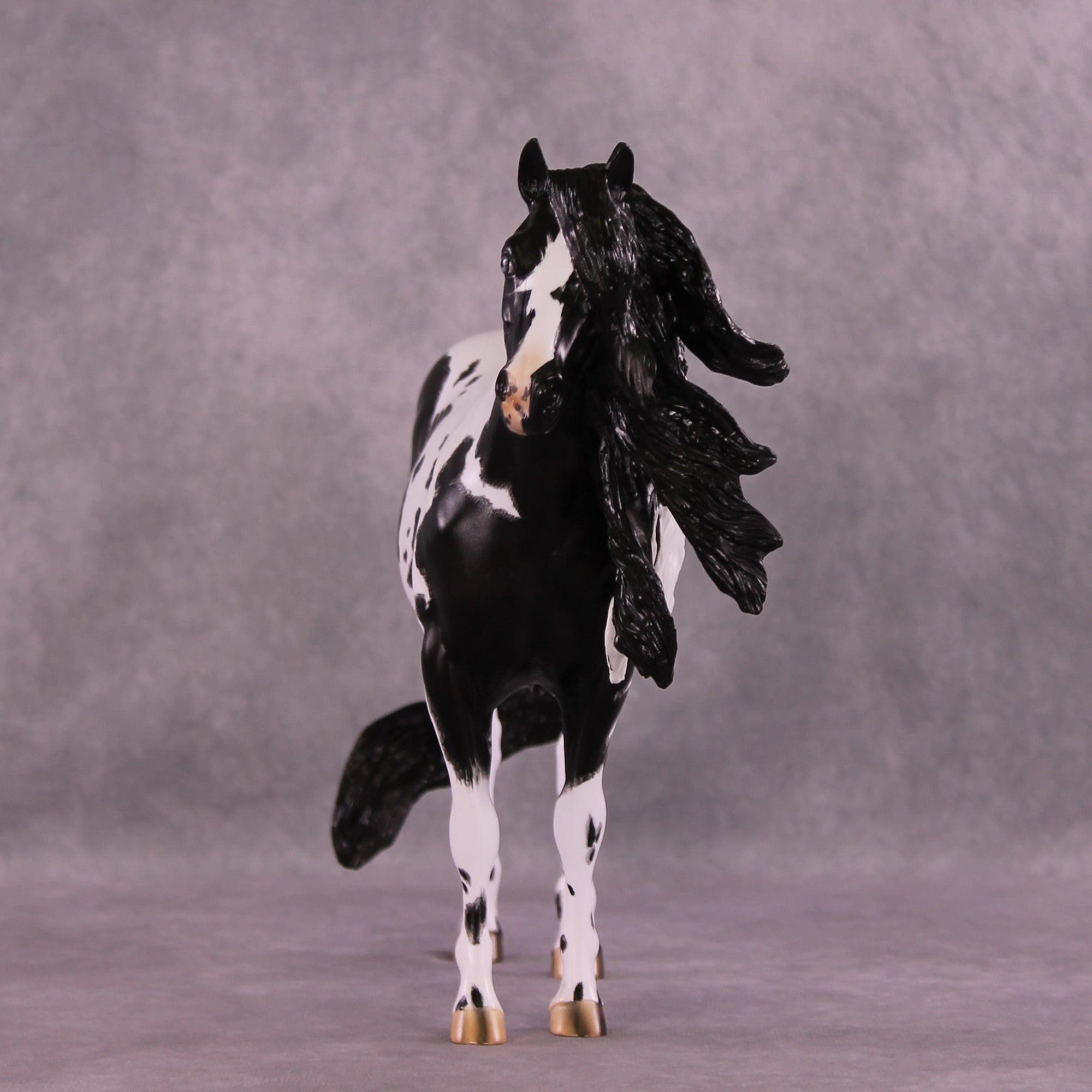 Crazy Train OOAK EFCM Ideal Stock Horse by Carissa Mathews MM25