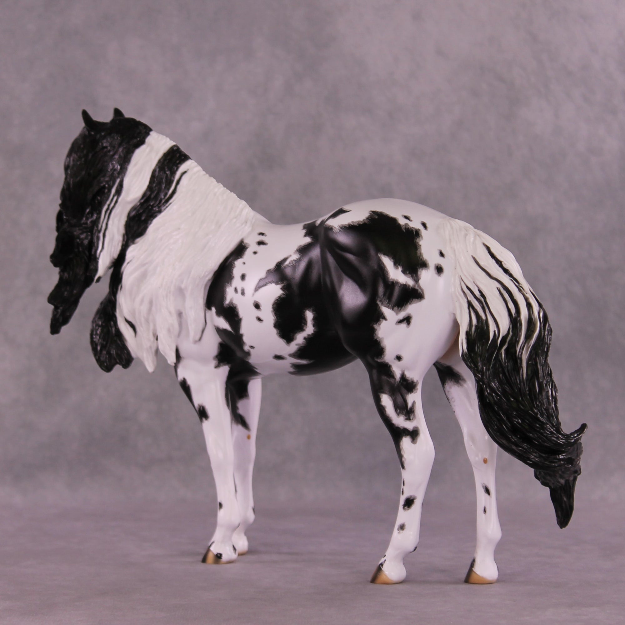 Crazy Train OOAK EFCM Ideal Stock Horse by Carissa Mathews MM25