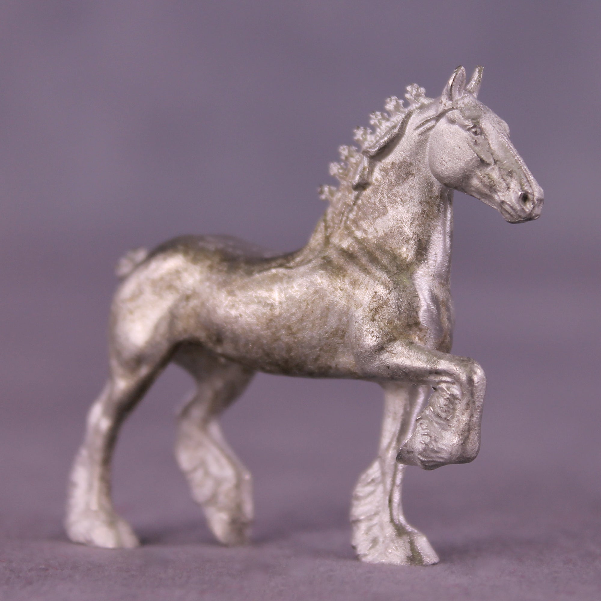 NEW 2025 Micro Pewter Trotting Drafter 1:64 Scale