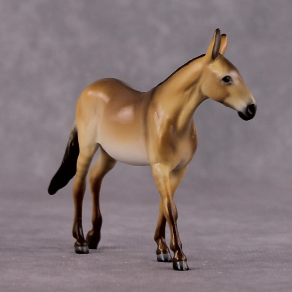 "Lil Dunnin" OOAK Custom Dun Mule Chip By Tiffany Purdy - GemStone Series