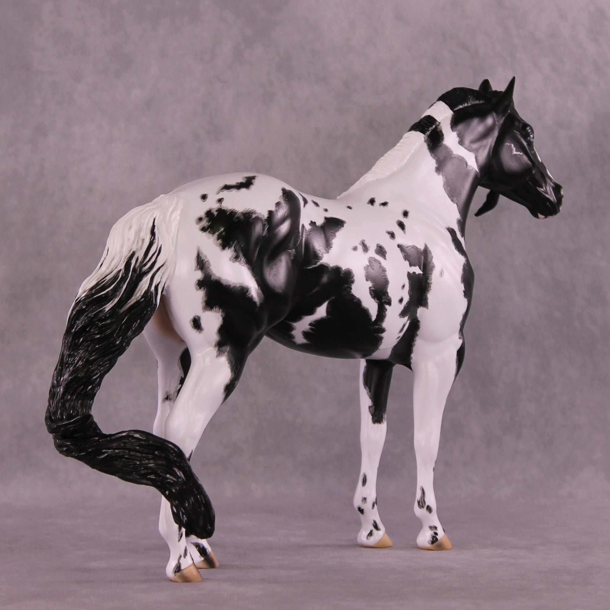 Crazy Train OOAK EFCM Ideal Stock Horse by Carissa Mathews MM25