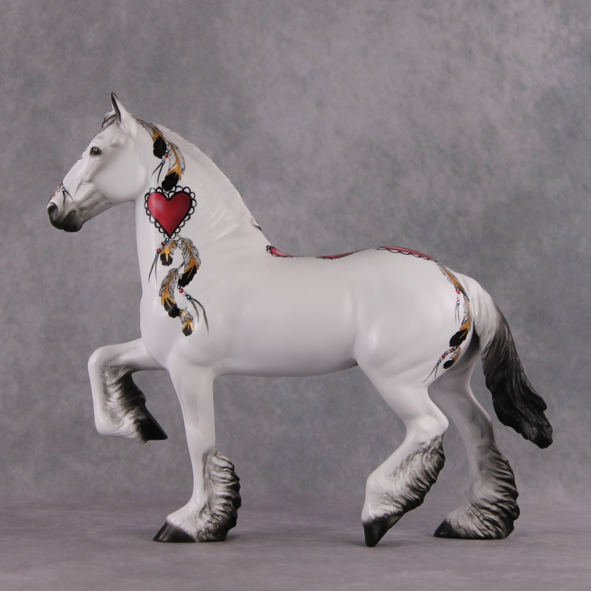 "Cherub" OOAK Deco Trotting Drafter By Dawn Quick Best Offer 03/04/2025