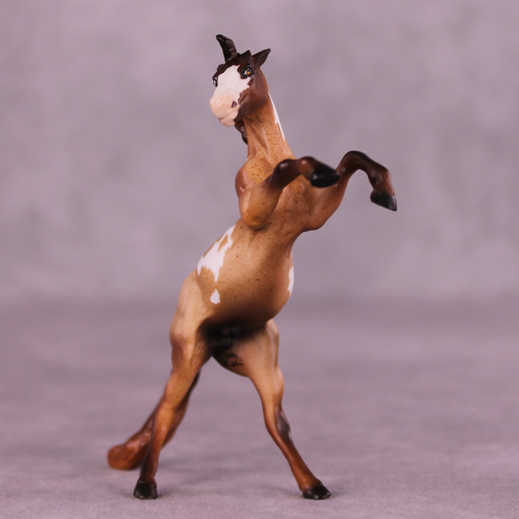 Klamath OOAK Chip Rearing Horse by Julie Keim Special Chip Drop