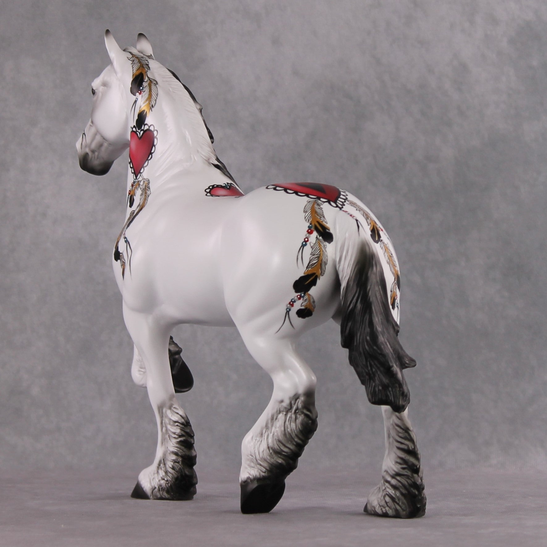 "Cherub" OOAK Deco Trotting Drafter By Dawn Quick Best Offer 03/04/2025