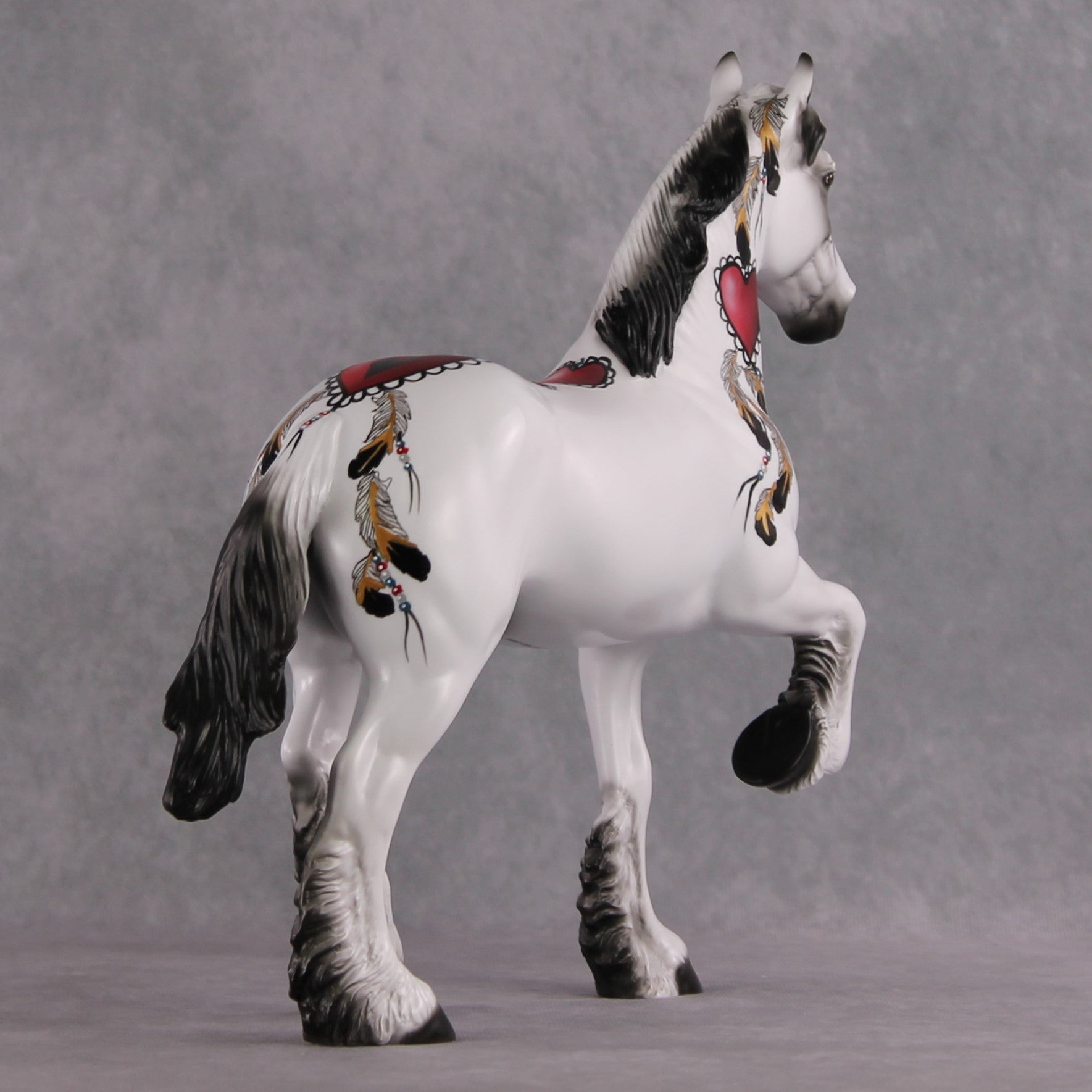 "Cherub" OOAK Deco Trotting Drafter By Dawn Quick Best Offer 03/04/2025