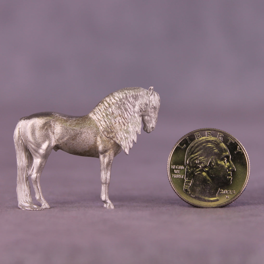 NEW 2025 Micro Pewter Andalusian 1:64 Scale