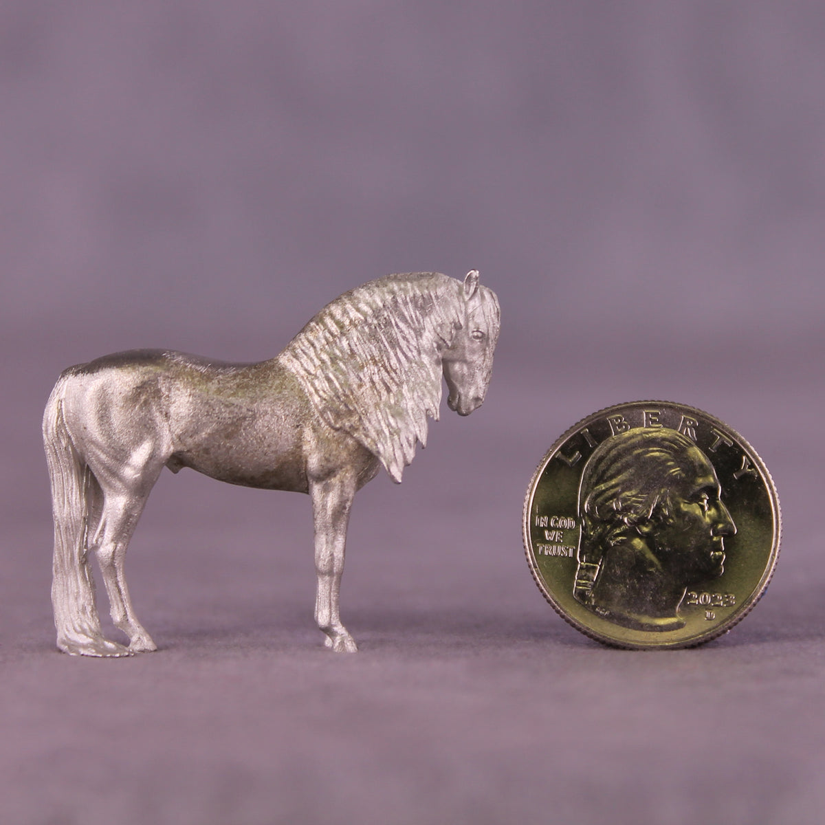 NEW 2025 Micro Pewter Andalusian 1:64 Scale